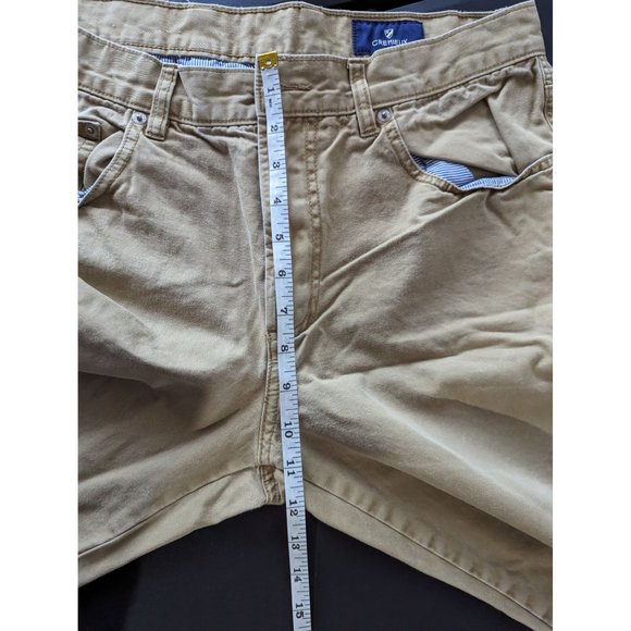 Cremieux Mens Brooklyn Khaki Tan Pants Size 34/32 Neutral Office Business Career - Picture 9 of 11